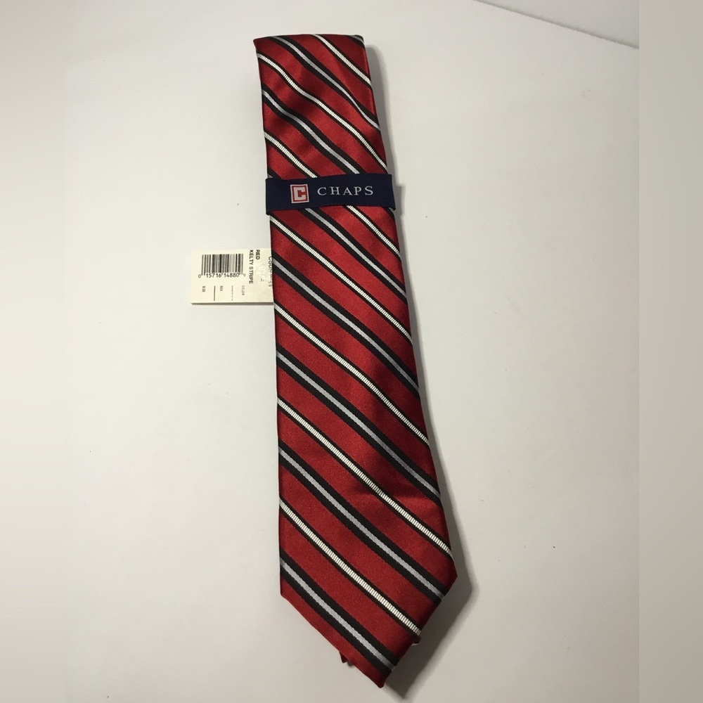 Chaps Men’s Red White And Blue Necktie NWT